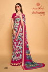 Ashwem Vol 7 By Kashvi Dull Moss Viscose Printed Daily Wear Sarees Wholesale Price In Surat
